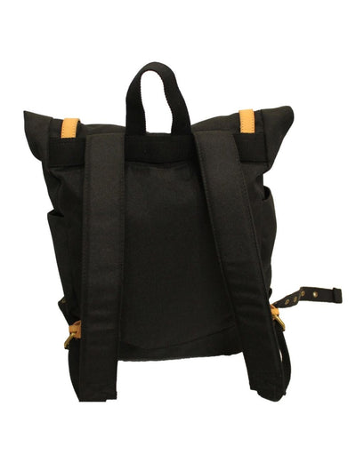 FIB Water Resistant Canvas Backpack - Black