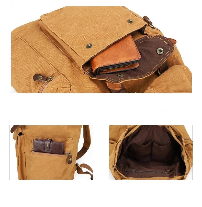 Vintage Canvas Backpack