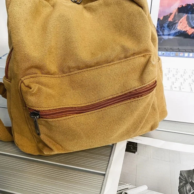 Mini Canvas Backpack