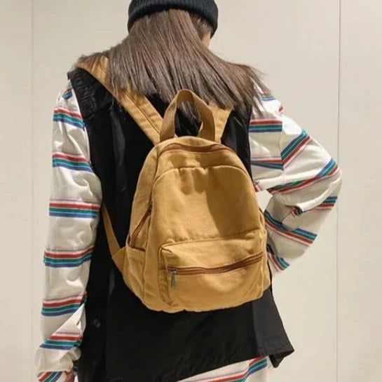 Mini Canvas Backpack