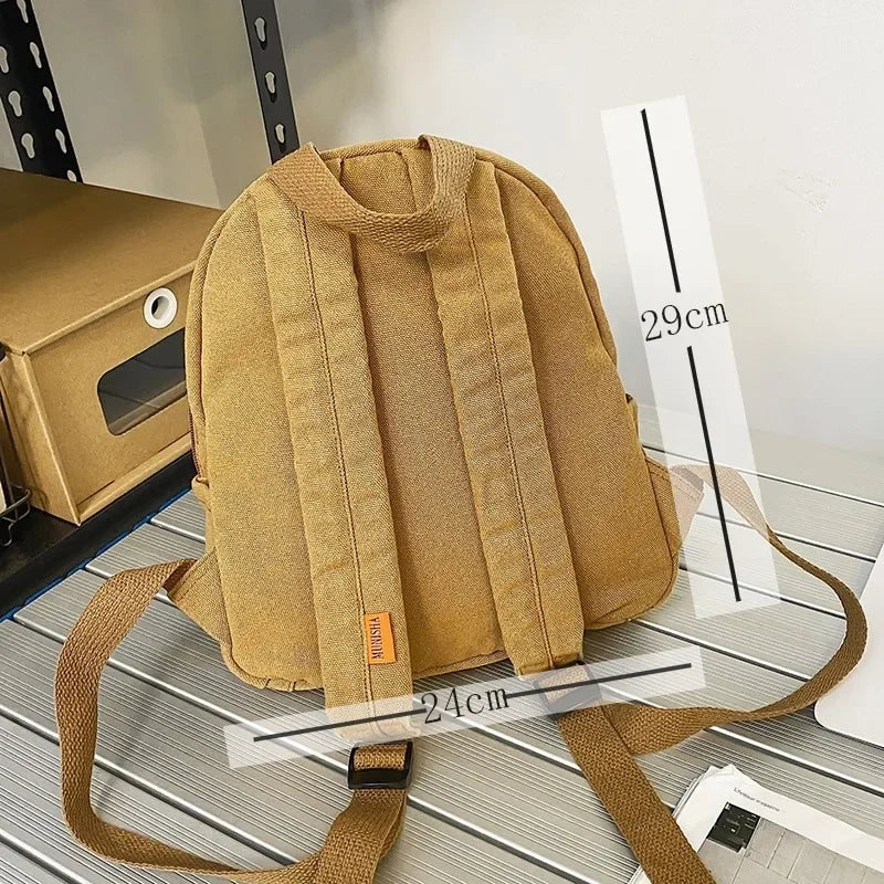Mini Canvas Backpack