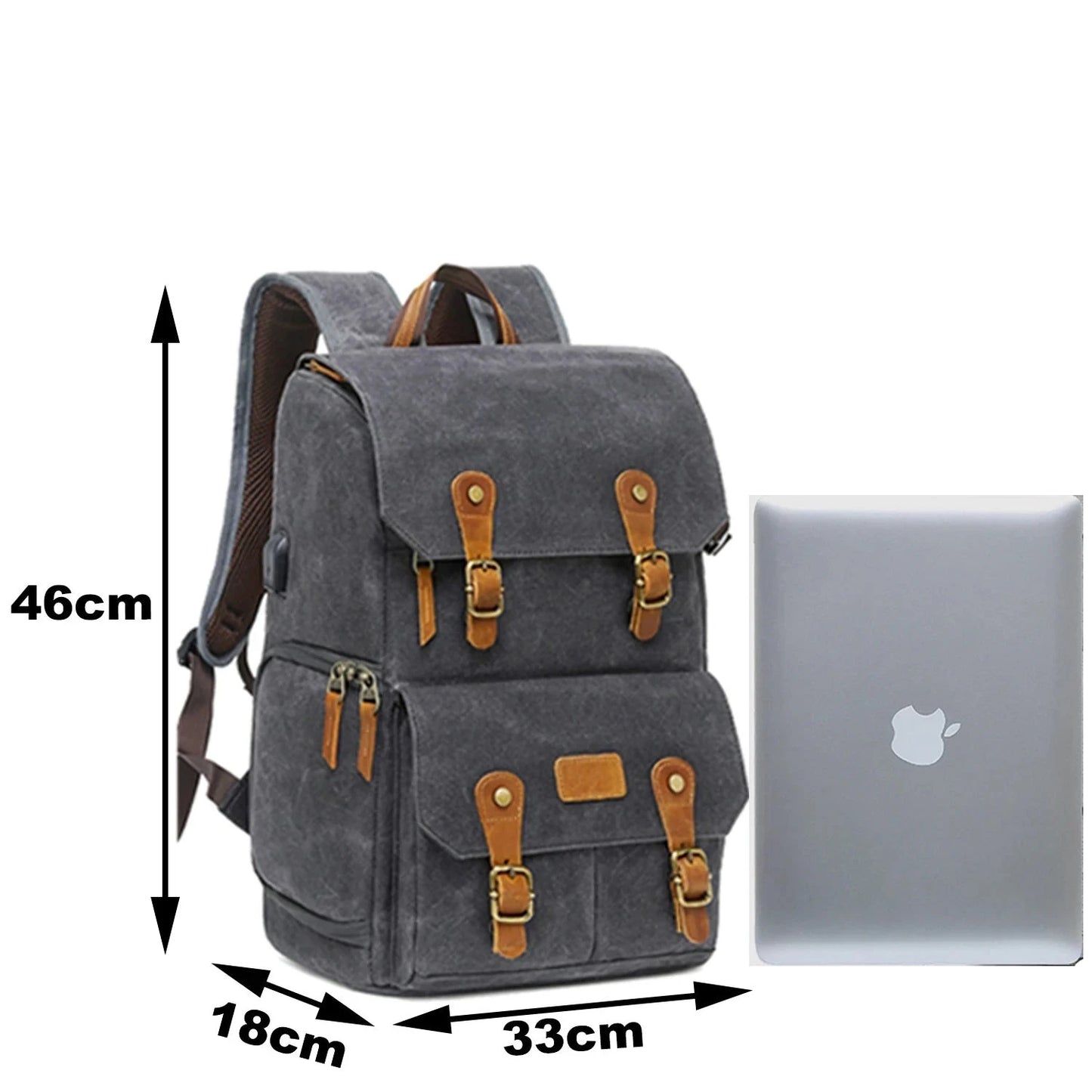 Canvas Camera and Drone Backpack