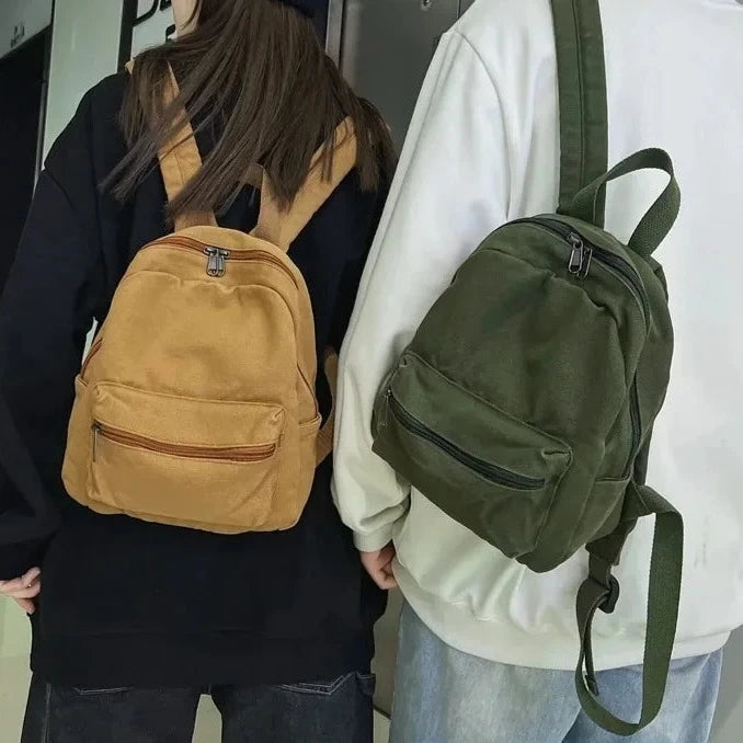 Mini Canvas Backpack