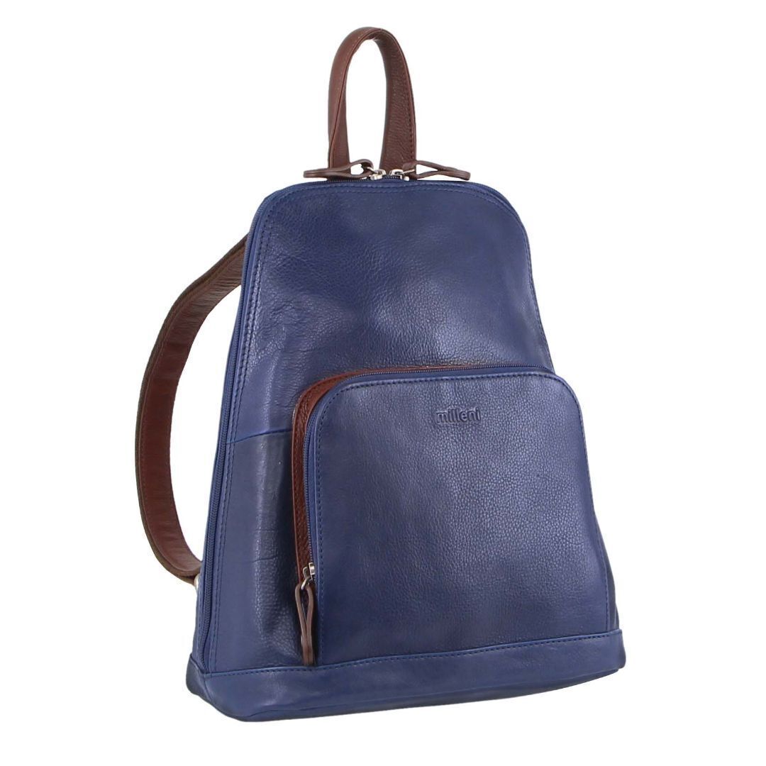 Milleni Genuine Italian Leather Soft Nappa Leather Backpack
