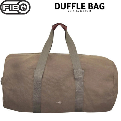 FIB Canvas Duffle Bag  - Khaki