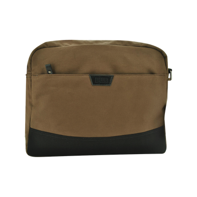 FIB  Canvas Laptop Messenger Bag  - Brown
