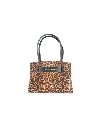 Plein Sport Leopard Print Shopping Bag with Logo One Size Women