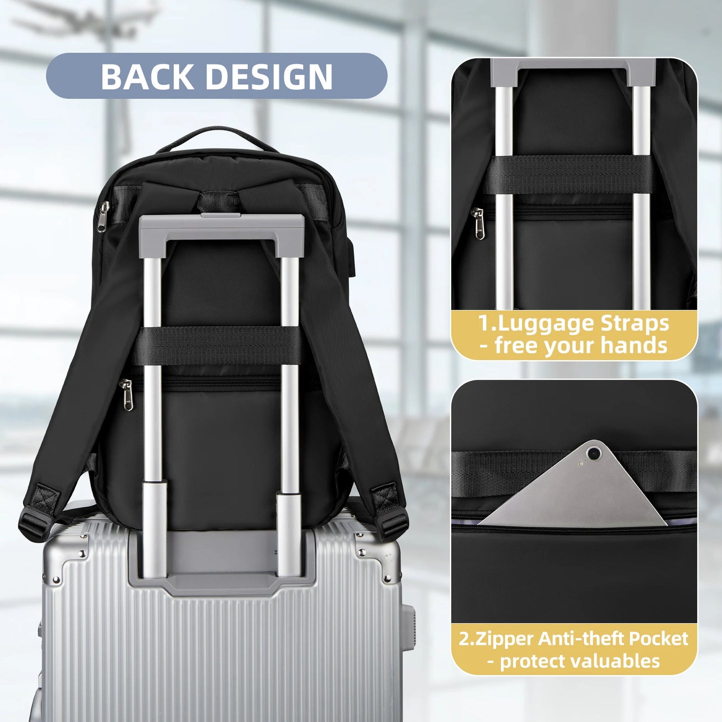 Carry On Travel Backpack