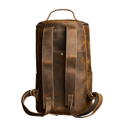 Multi Carry Leather Backpack