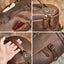 Leather Men's Duffle Backpack