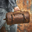 Leather Men's Duffle Backpack