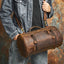 Leather Men's Duffle Backpack