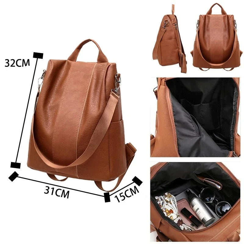 Women's Leather Backpack