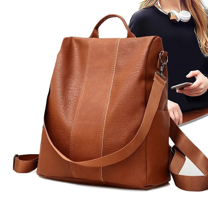 Women's Leather Backpack