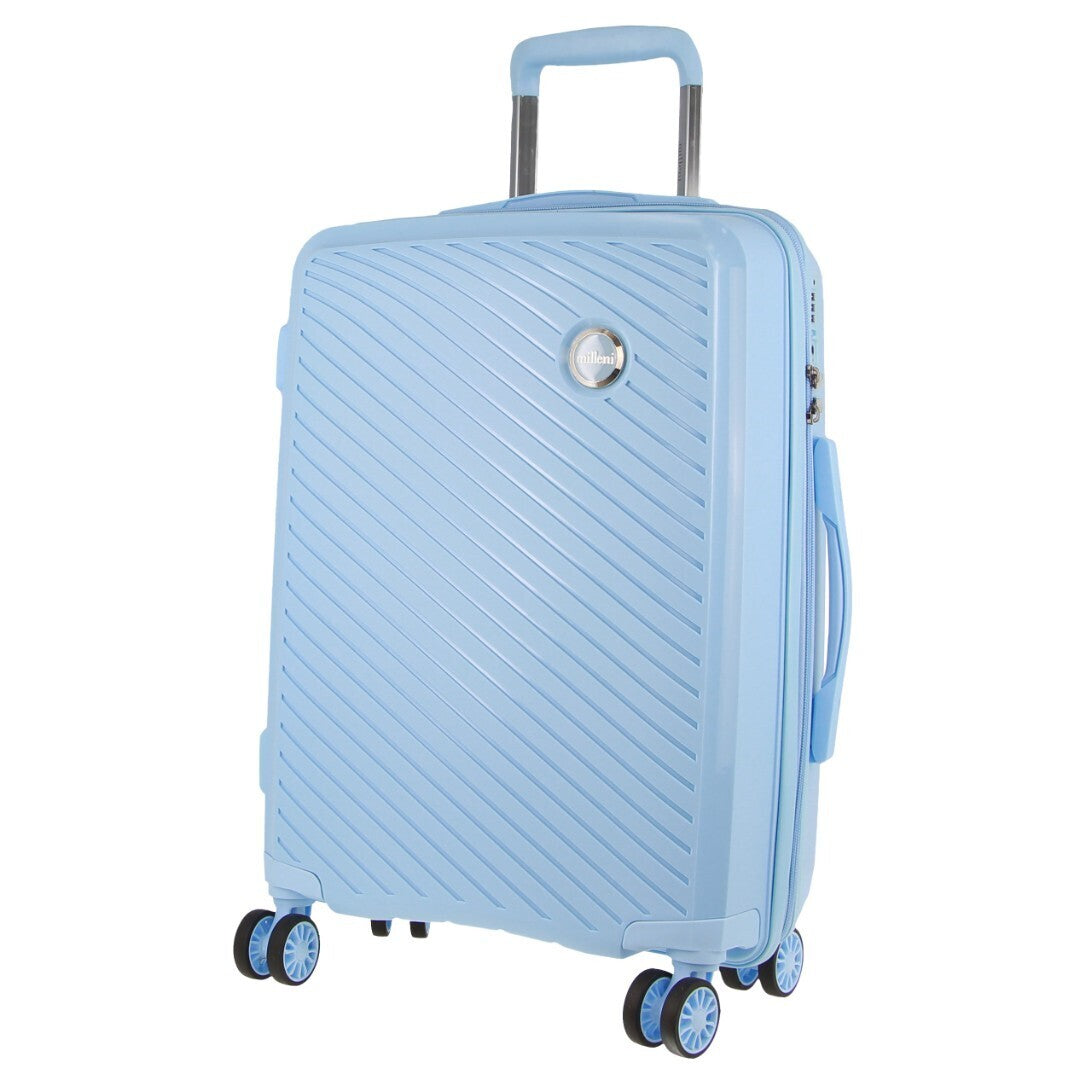 Pierre Cardin Inspired Milleni Cabin Luggage Bag Travel Carry On Suitcase 54cm (39L)