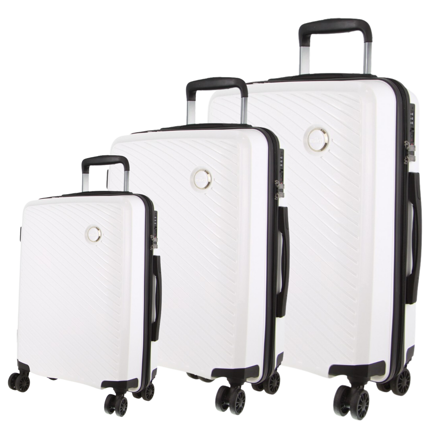 Milleni Hardshell 3 Piece Luggage Set