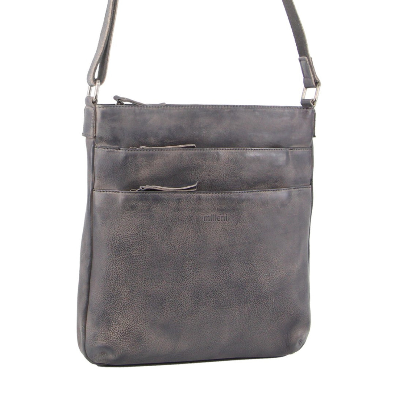 Milleni Nappa Leather Cross Body Bag