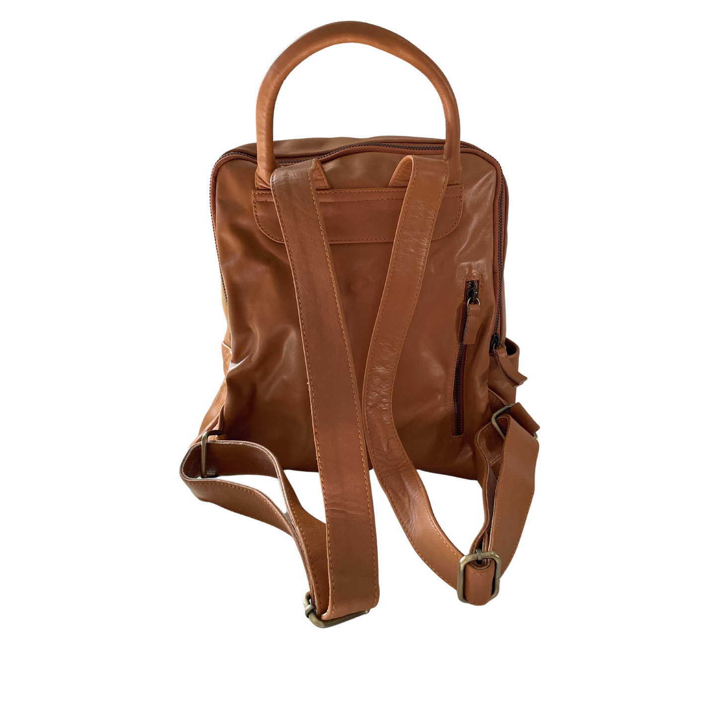Tan Leather Florence Backpack
